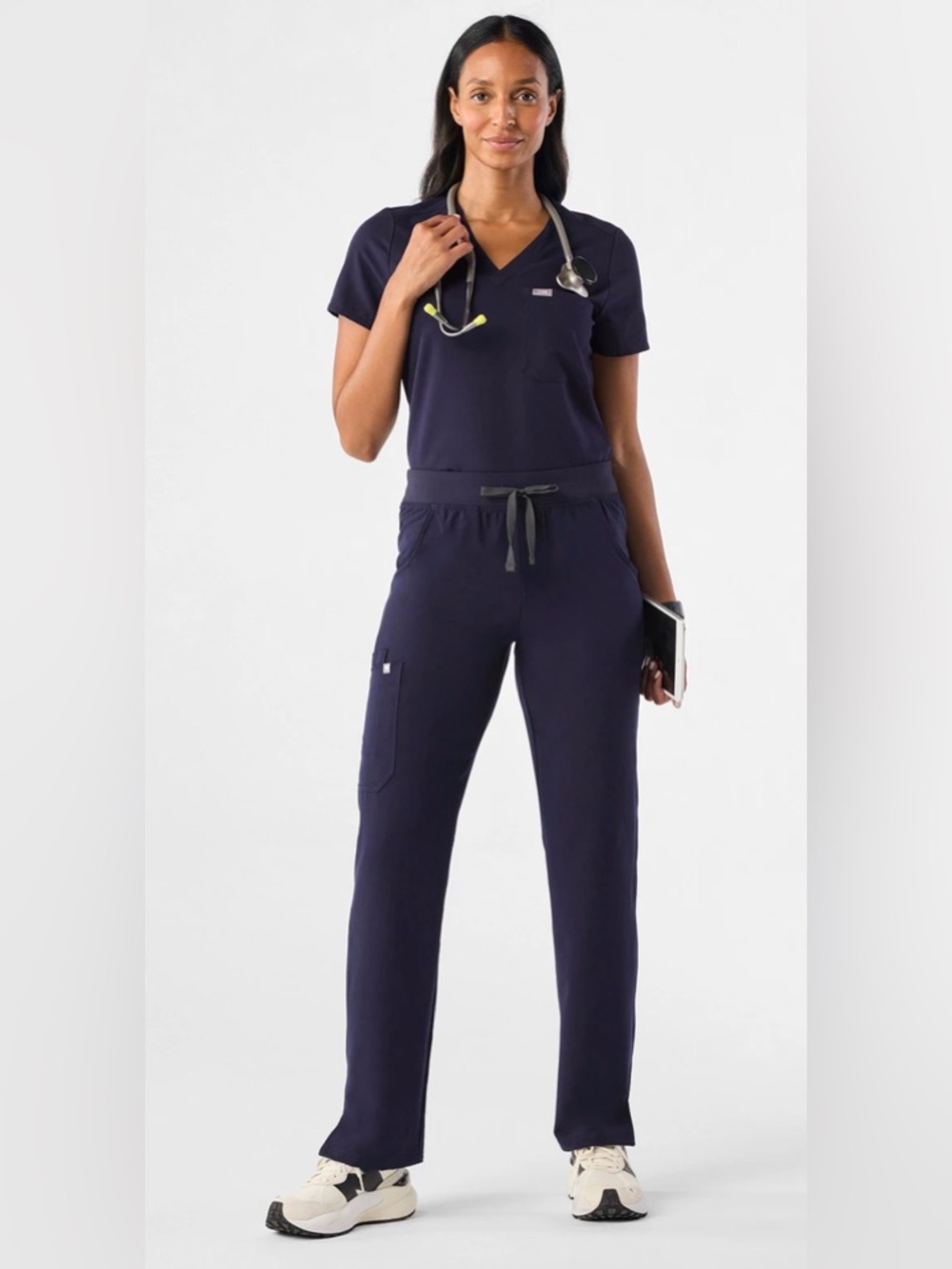 Kade Cargo Scrub Pants - Navy - Size Medium